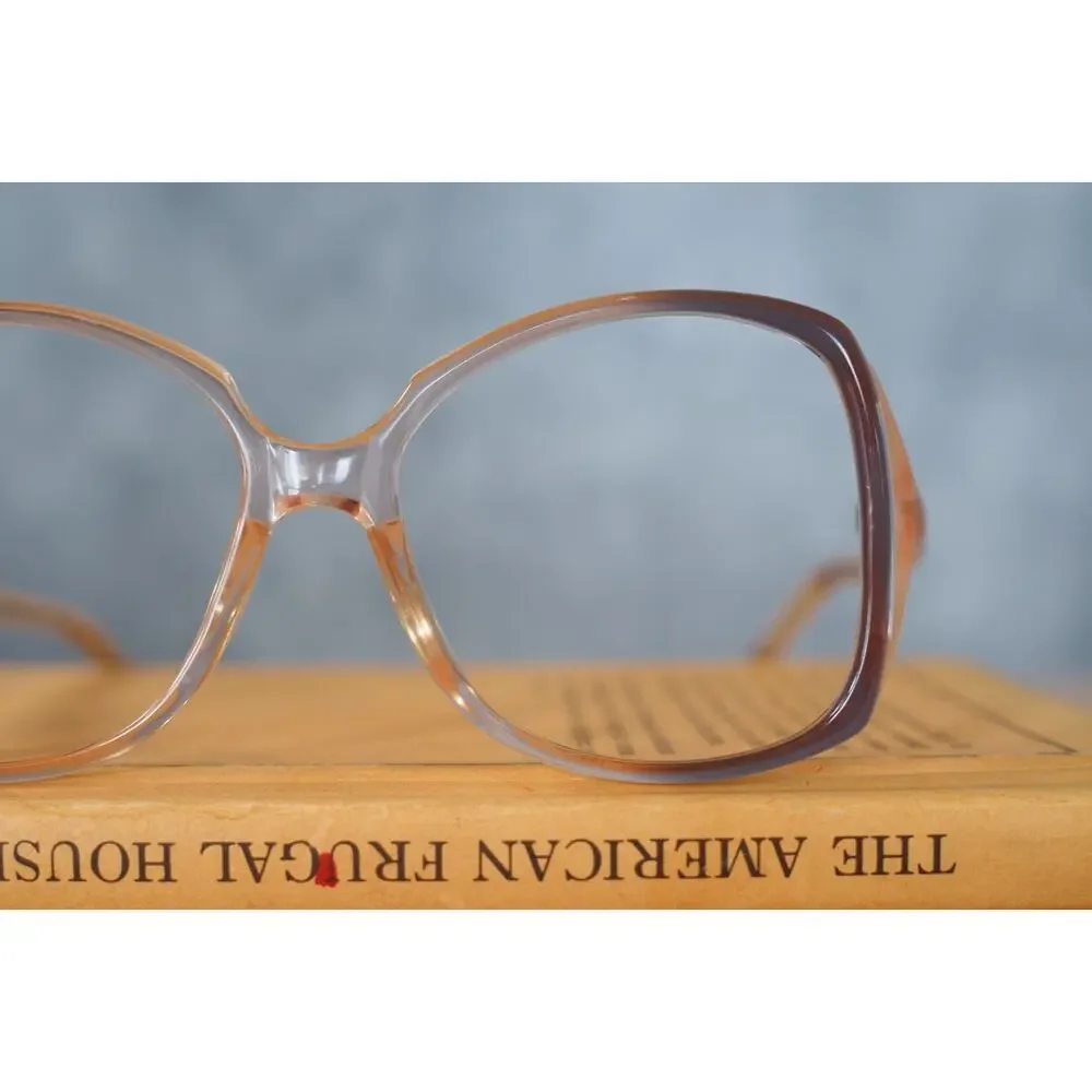 Vintage 1970s Eyeglasses Grandma Chic Boho Festival NOS Jackie O USA 53-15